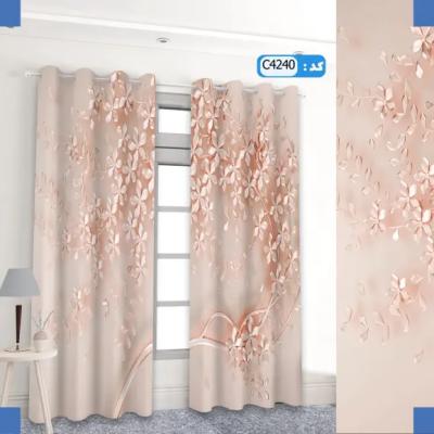 پرده تصویری طرح شکوفه گیلاس سه بعدی برند پرنا