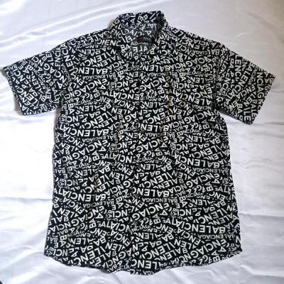 پیراهن طرحدار هاوایی مردانه آستین کوتاه قواره دار حریرنخ