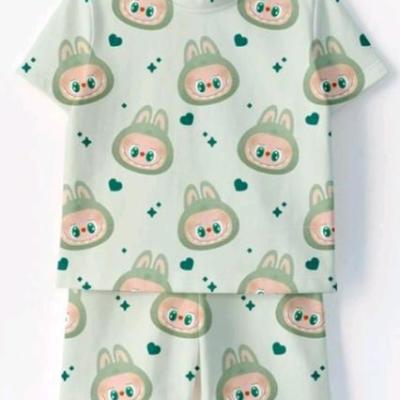 ست تیشرت شلوارک نخ پنبه لبوبو