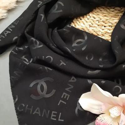 روسری کرپ حریر شنل