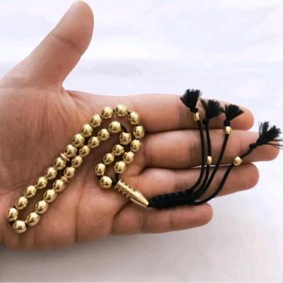 تسبیح برنجی 33 تایی نمره 8