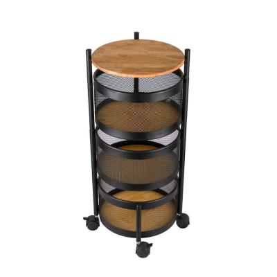 جا سیب زمینی و پیاز 3 طبقه کف چوب