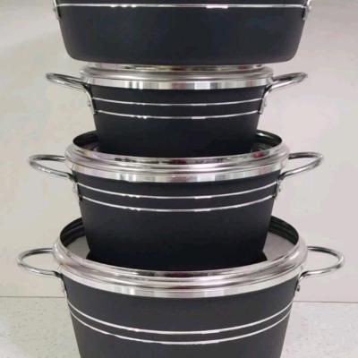 سرویس قابلمه 7 پارچه تفلون زنبوری