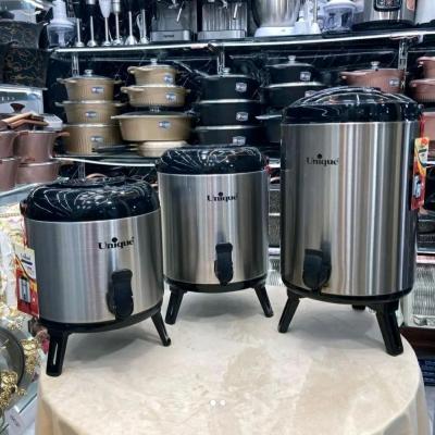 کلمن یونیک استیل 10 لیتر پایه دار