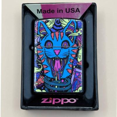 فندک زیپو گربه مدل بنزینی