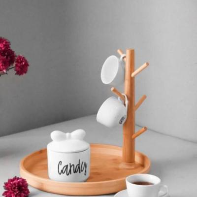 قندان سرامیکی تکست درب پاپیون