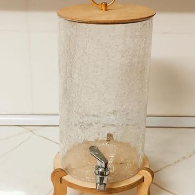 کلمن استوانه شیشه ترک عیار