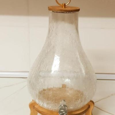 کلمن گلابی شیشه ترک عیار