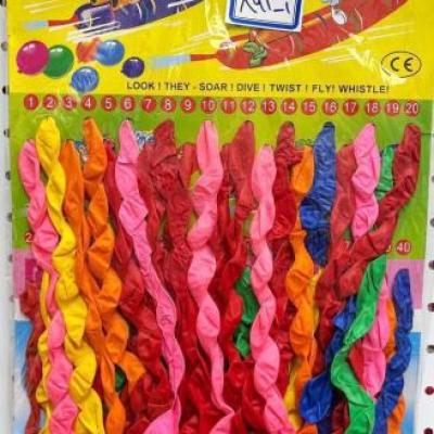 بادکنک ماری پیچی ورقی