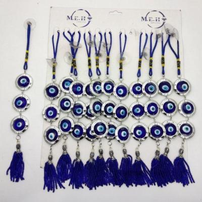 آویز چشم و نظر قلبی ریشه منجوقی