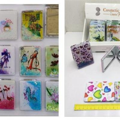 آینه آکواریوم مستطیل پشت چرم