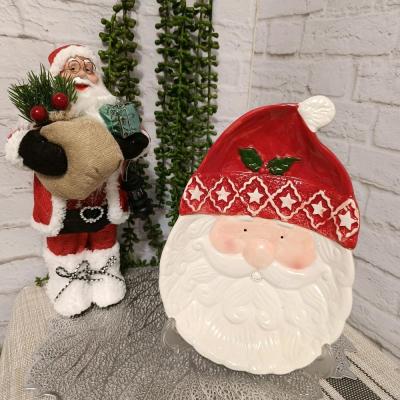 بشقاب بابانوئل کریسمسی وارداتی