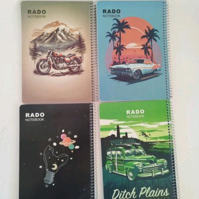 دفتر 100 برگ سیمی طرح کلاسیک رادو(مناسب جوایز)