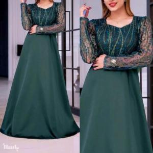 پیراهن زنانه ساتن مدل ماکسی زنانه پیراهن مجلسی زنانه لباس مجلسی شیک