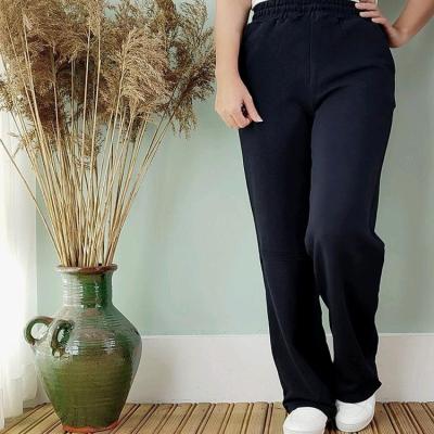 شلوار راسته دورس پنبه گلکسی شلوار زنانه شلوار دخترانه شلوار دورس مشکی-155965