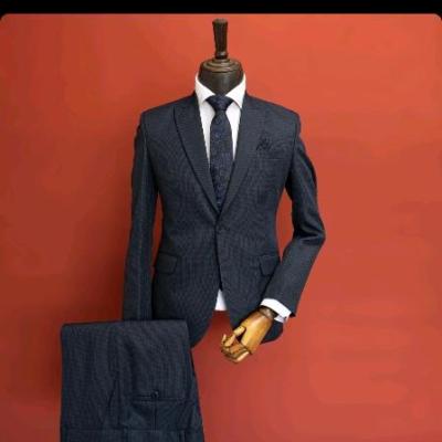 کت و شلوار پیچازی مردانه سرمه ای سایز 44تا52