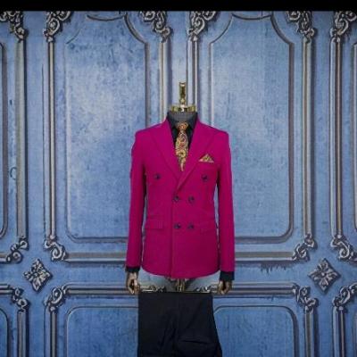 کت و شلوار دبل برست مردانه پارچه اسلامی ترک سایز44تا52