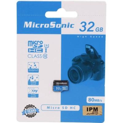 کارت حافظه microSDHC میکروسونیک ظرفیت 32 گیگ