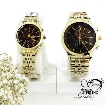 ساعت ست برند رومانسون با شیشه دودی کد 19961