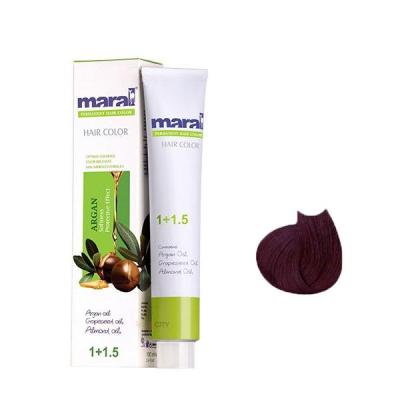 رنگ مو شرابی متوسط شماره 4.69 مارال حجم 100 میلی لیتر