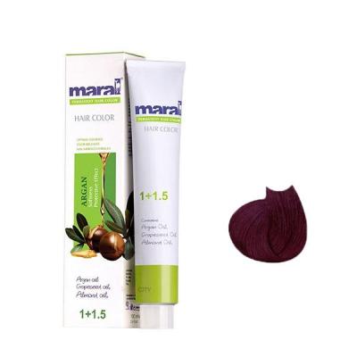 رنگ مو شرابی روشن (یاقوتی) شماره 5.69 مارال حجم 100 میلی لیتر