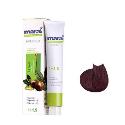 رنگ مو ماهاگونی شرابی روشن شماره 5.68 مارال حجم 100 میلی لیتر