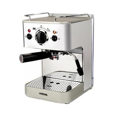 اسپرسوساز نوا مدل NCM-149EXPS | دستگاه قهوه‌ساز خانگی با فشار بخار 15 بار و نازل بخار حرفه‌ای