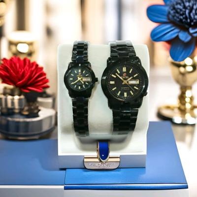 ساعت ست زنانه و مردانه EXCEL مشکی اصل موتور ژاپن میوتا مدل EX-2023G-156589