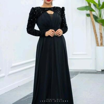 پیراهن مهمانی زنانه پولکی مدل هیلی