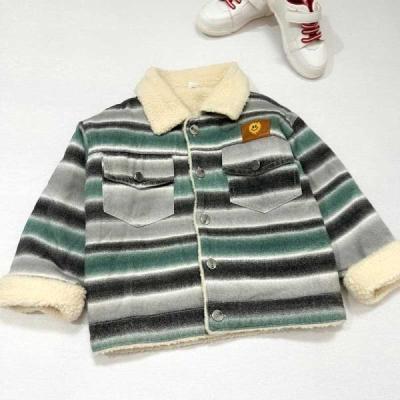 کت تک بچه گانه کتان داخل خز ببعی طرح لبخند