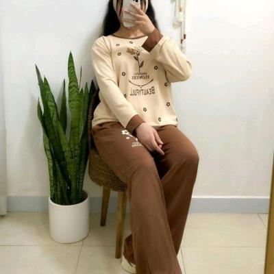 ست بلوز شلوار پنبه لاکرا flower