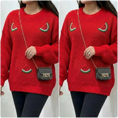 بلوز بافت زنانه فری سایزتا48 بافت یلدایی