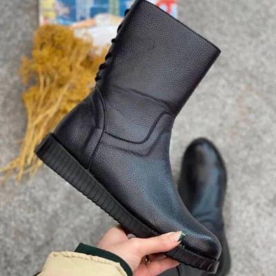 نیم بوت زنانه مدل پشت بندی با زیره پیو سایز 37 تا 40 مشکی