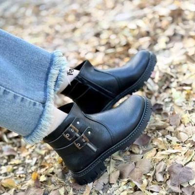 نیم بوت زنانه مدل تیم برلند سگگکی زیره یخ شکن با رویه سوگو