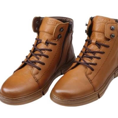 نیم بوت چرم شمس مدل s6