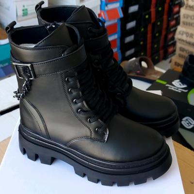 نیم بوت چرم مصنوعی کفش تبریز تک