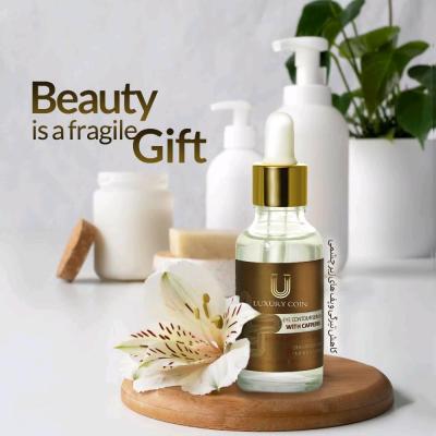 سرم دور چشم حاوی کافئین لاکچری کوین اصل مستقیم از شرکت