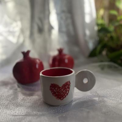 ماگ سرامیکی طرح قلب