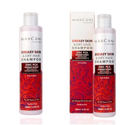 شامپو روزماری بدون سولفات پوست سر چرب و مو خشک(200ml)