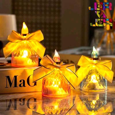 شمع چراغ دار رویال ال ای دی باطری خور