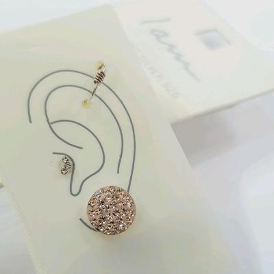 پک سه عددی پیرسینگ حلقه ای ، پیرسینگ میخی و گلگوش نقره عیار 925