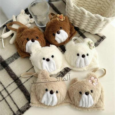 ست اسفنجی پشمی تدی شورت و سوتین کاپ B ست شورت و سوتین پشمالو