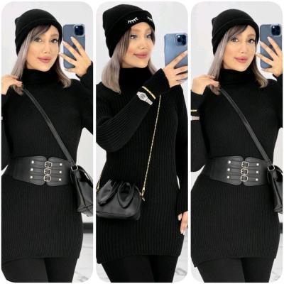 بافت یقه اسکی بافت زنانه