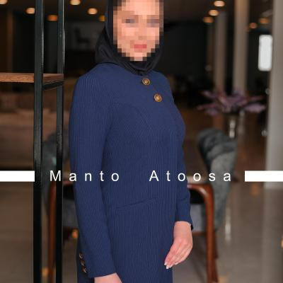 مانتو اداری زنانه نخی ارغوان مدل مانتو شلوار اداری دیپلمات ترنم