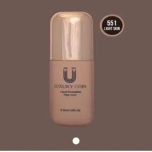 ست کرم پودر لاکچری کوین به همراه پد 551