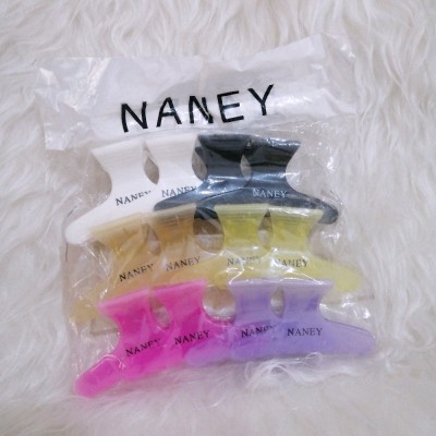 کلیپس مو زنانه مدل آرایشگاهی کلیپس تقسیم بسته 12 عددی رنگی