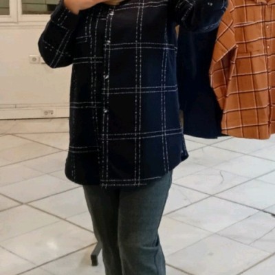 مانتو اسپرت زنانه پشمی مدل شکت زیبا