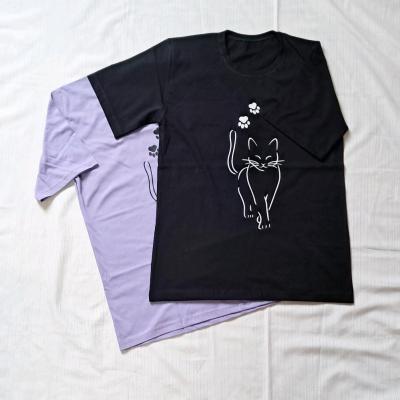 تیشرت نخ پنبه خونگی گربه