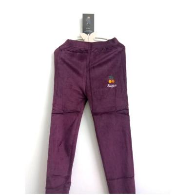 شلوار مخمل دخترانه و پسرانه شلوار قد50سانت تا80سانت وارداتی مخمل