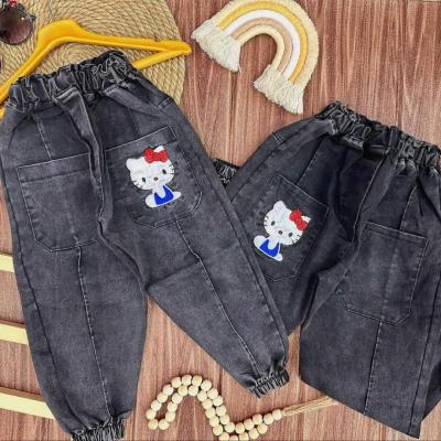 شلوار لی دخترانه کیتی قد 60 سانت و 65سانت